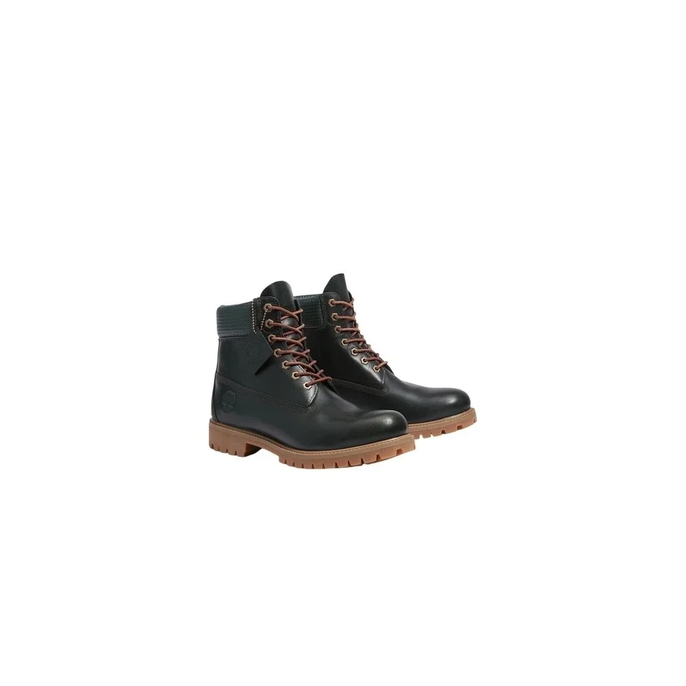 Timberland Premium 6 inch Waterproof Boot Dk Green Full Grain TB 0A2P6W EEQ‎ 7.5